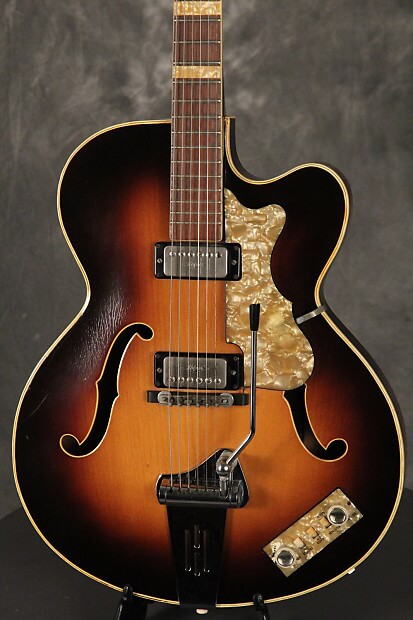 Höfner 4560 Single cutaway Thinline Archtop guitar The Guitar Database
