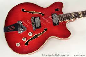 Höfner 4574 Double cutaway Thinline Archtop guitar The Guitar Database